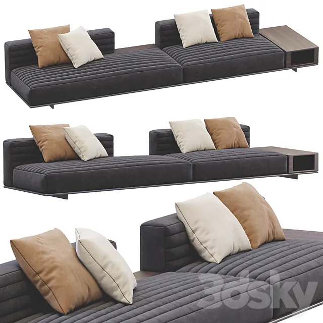 Sofa roger by minotti 3DModel