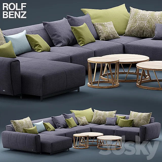 Sofa ROLF BENZ TENO 3DModel