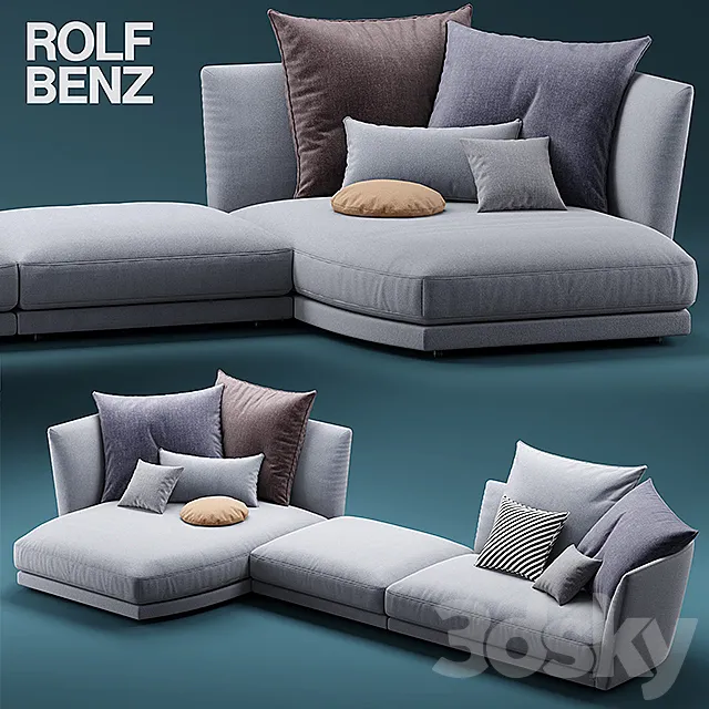 Sofa ROLF BENZ TONDO 3DModel