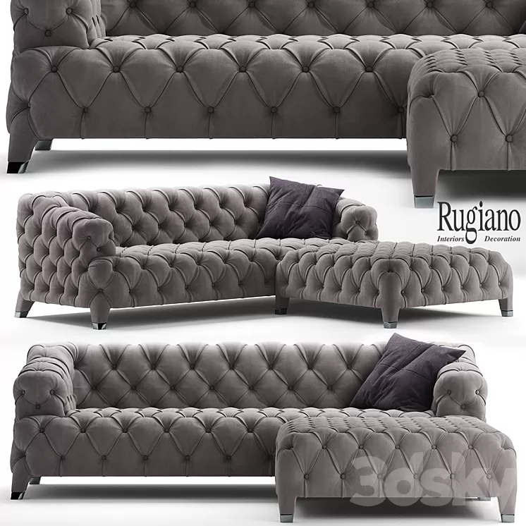 Sofa rugiano cloud 3D Model