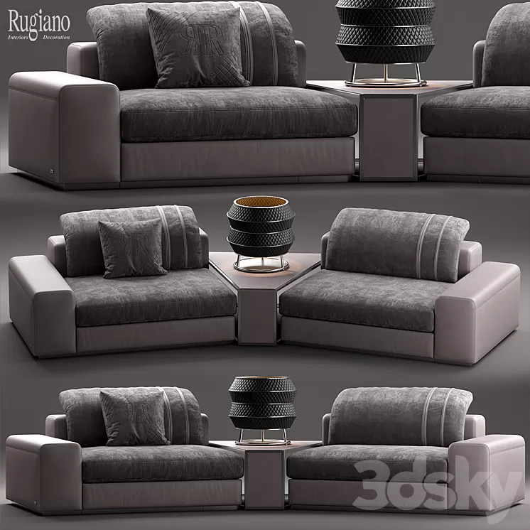 Sofa Rugiano MIAMI 3D Model