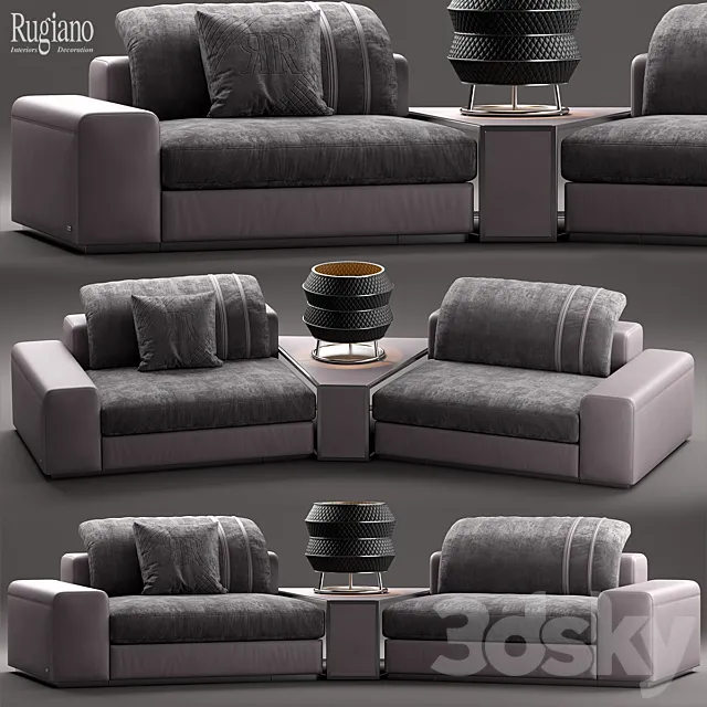 Sofa Rugiano MIAMI 3DModel