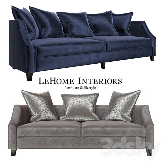 Sofa S059 _ S060 3DModel