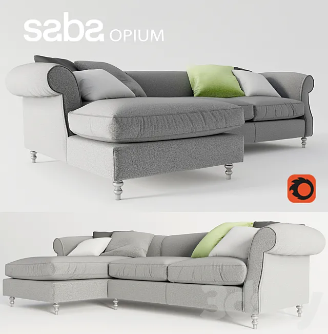 Sofa SABA OPIUM 3DModel