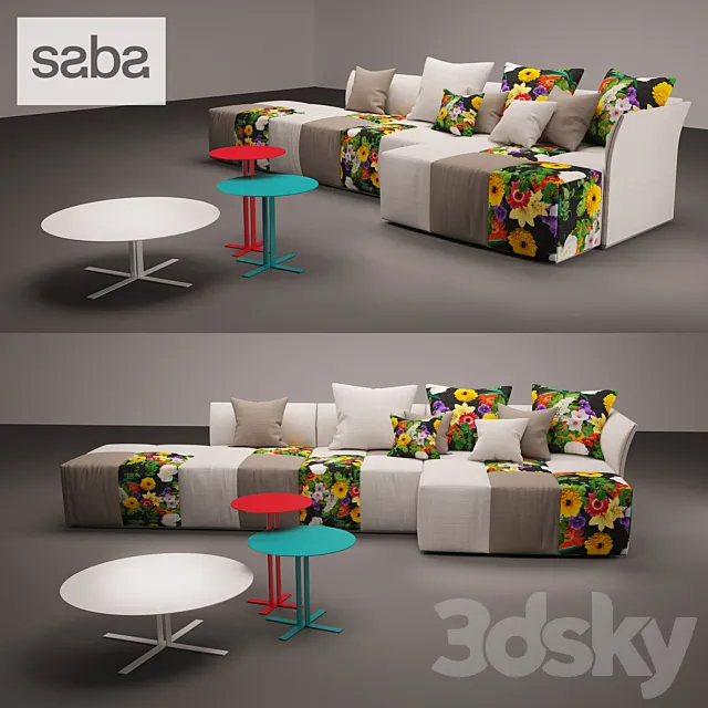 Sofa Saba Pixel 3DModel