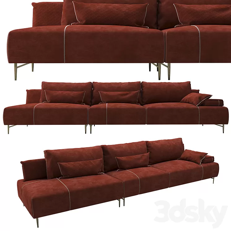 Sofa SAKS 3D Model