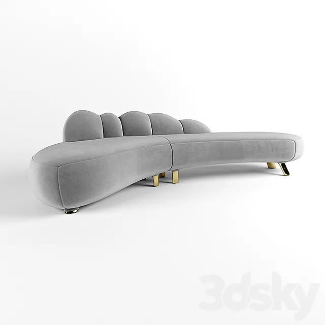 Sofa seat crave 3d model -vray - corona 3DModel
