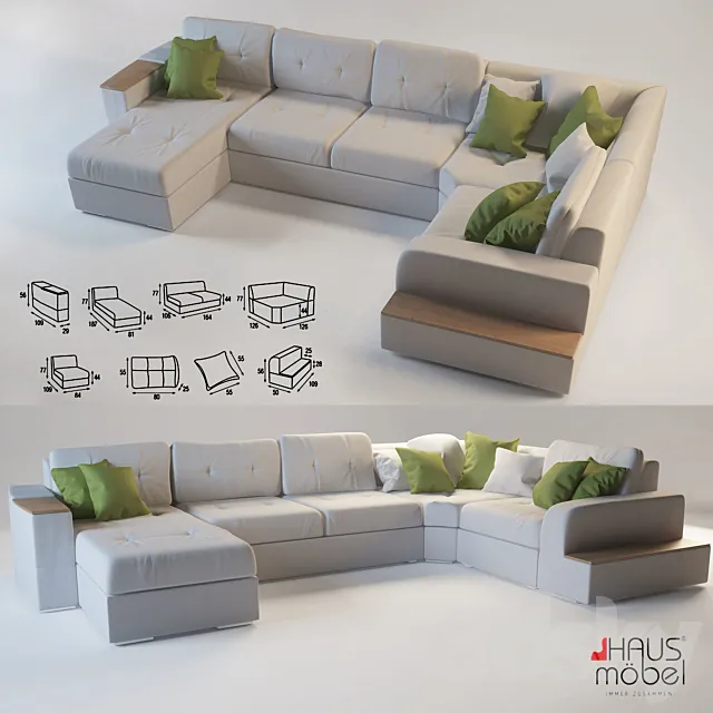 Sofa Sheridans 3DModel
