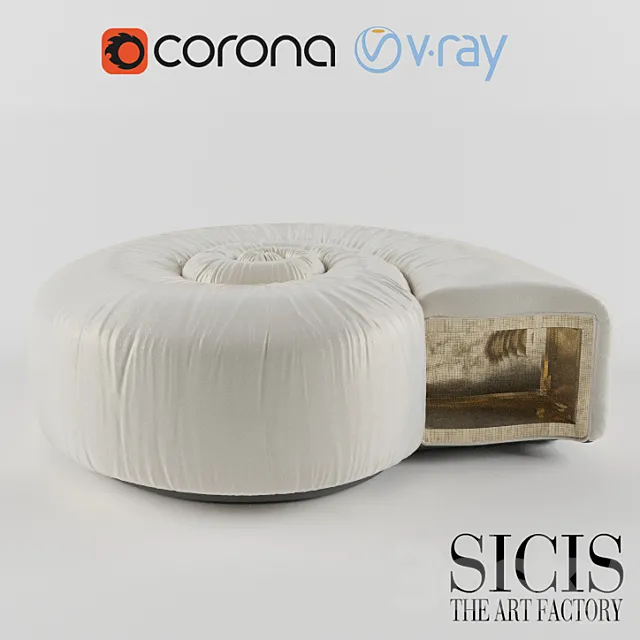 Sofa Sicis 3D Model
