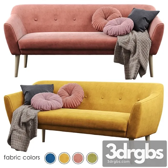 Sofa Signal Bergen 3 3D Model Free
