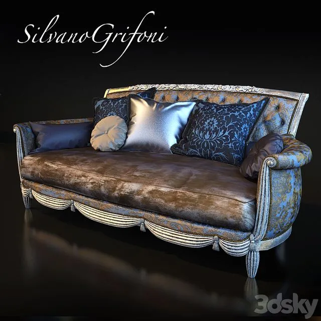 Sofa Silvano Grifoni 3D Model