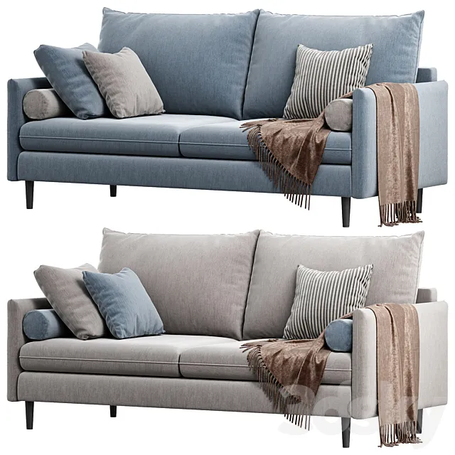 Sofa Slipson from Divan ru Slipson sofa 3D Model