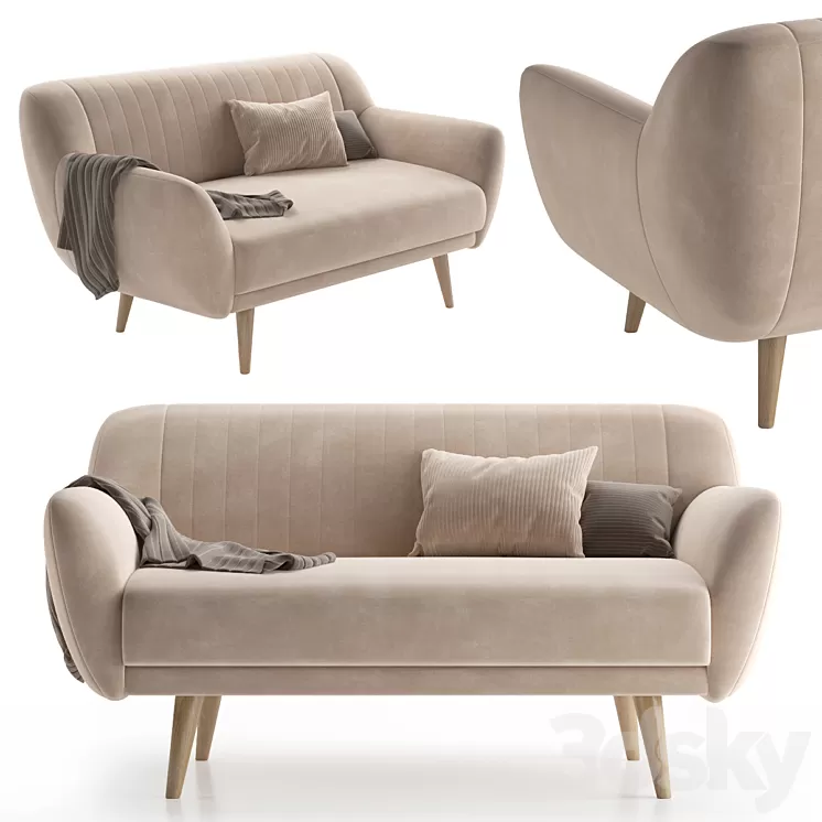 Sofa Solans 3D Model Free