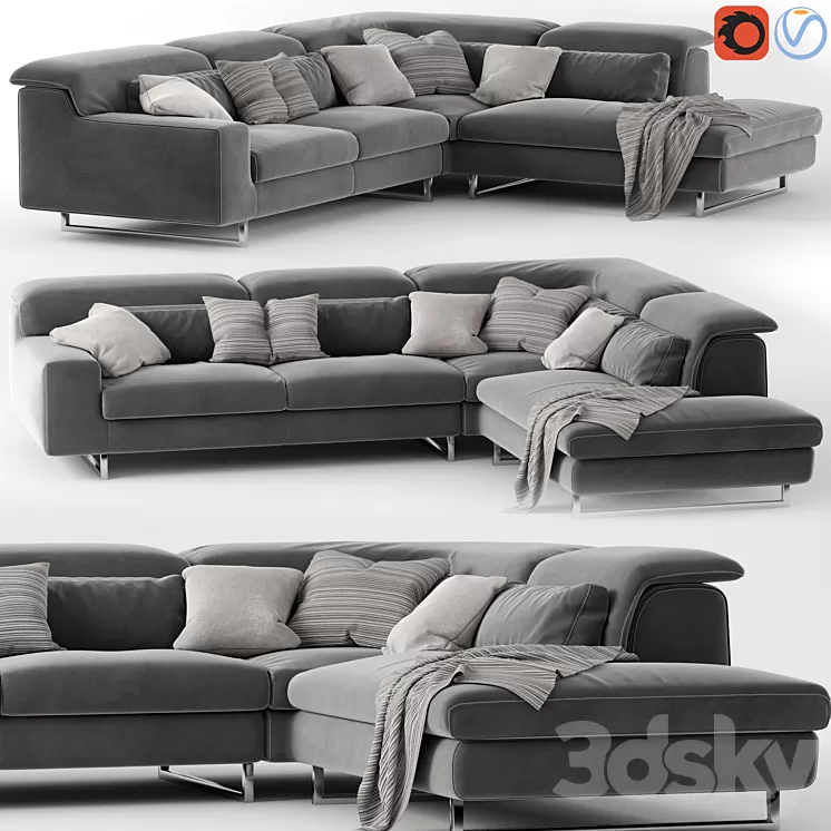 Sofa Sound GAMMA 3D Model
