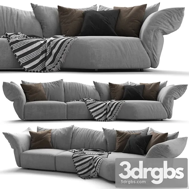 Sofa Standard Edra 3D Model Free