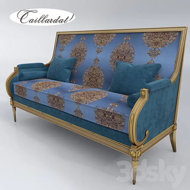 Sofa Taillardat Etienne LXVI 2 posti 3D Model