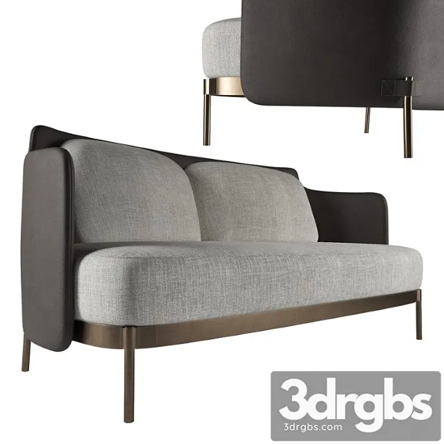 Sofa tape minotti_2 2 3D Model Free