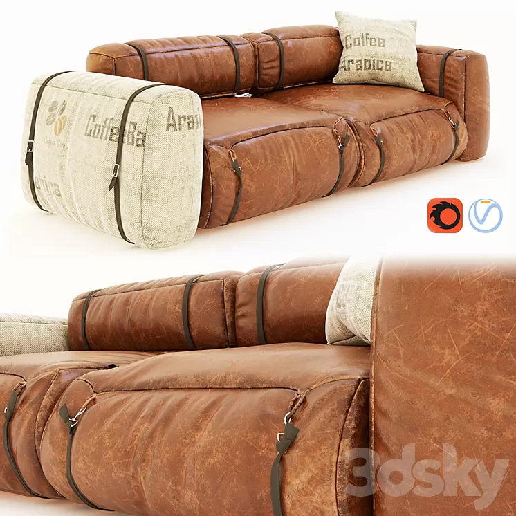 Sofa The Shearer 3D Model