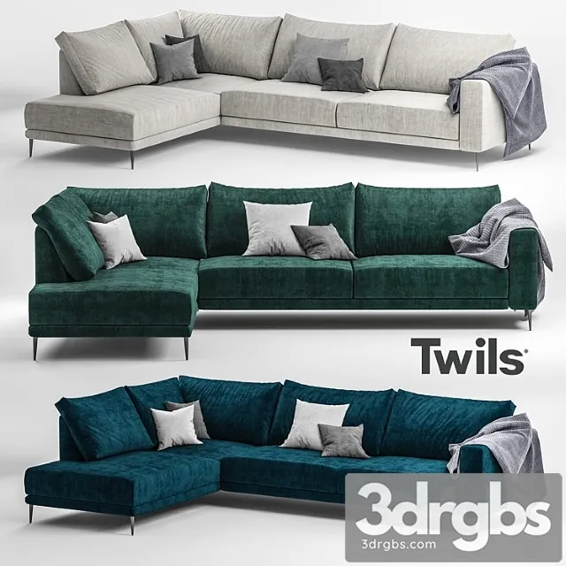 Sofa Twils Driver 3 3D Model Free