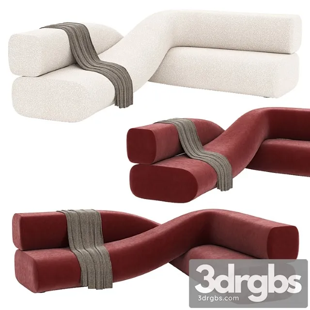 Sofa Twist 1 3D Model Free