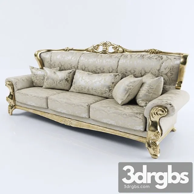 Sofa ulisse silik 2 3D Model Free