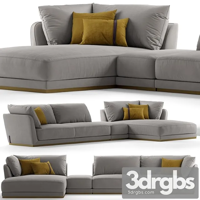 Sofa ulivisalotti dorian 2 3D Model Free