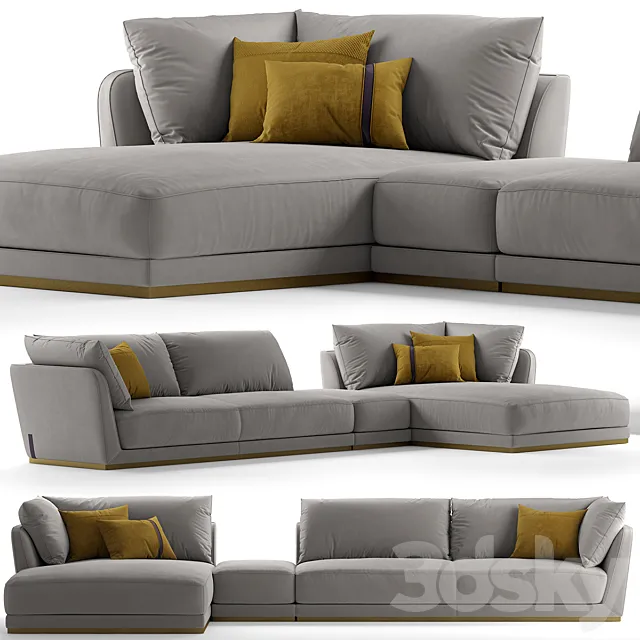 Sofa ulivisalotti dorian 3D Model