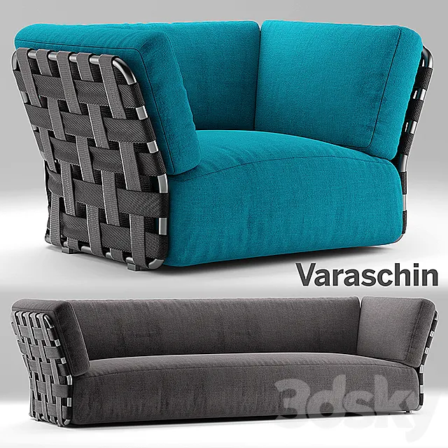 Sofa varaschin obi sofa 3DModel