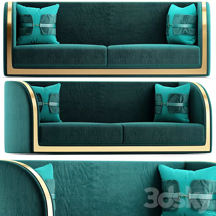 Sofa Versace Home - DIVANI 3D Model