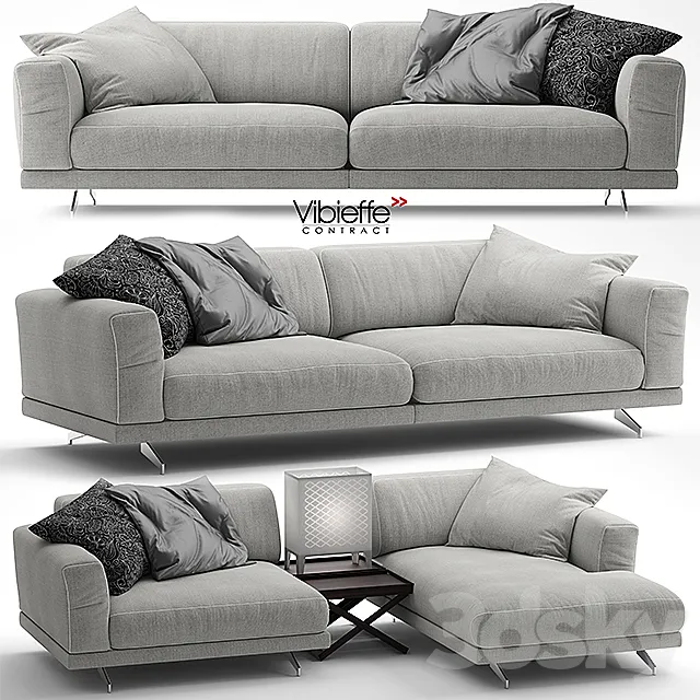 sofa Vibieffe 470 FANCY Sectional sofa 3DModel
