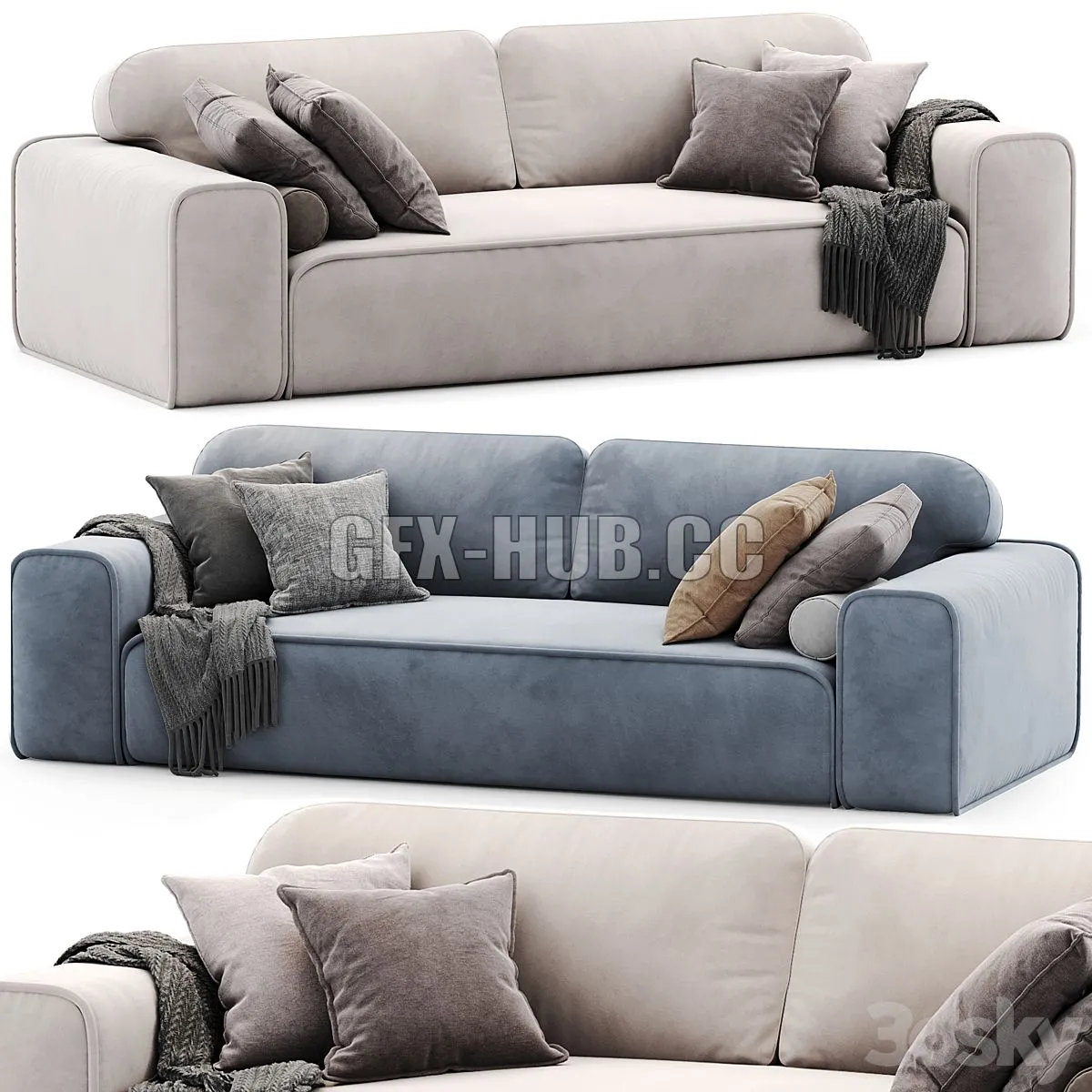 Sofa VIENA from Sofa ru 3D Model