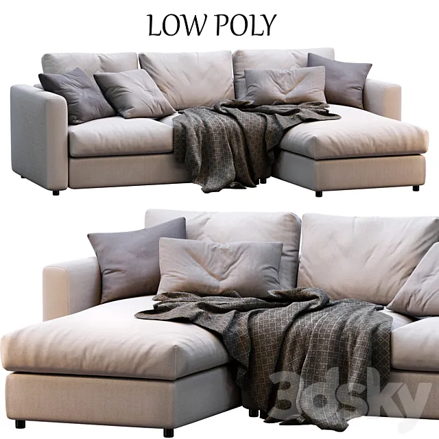 Sofa Vimle By Ikea 4 3D Model