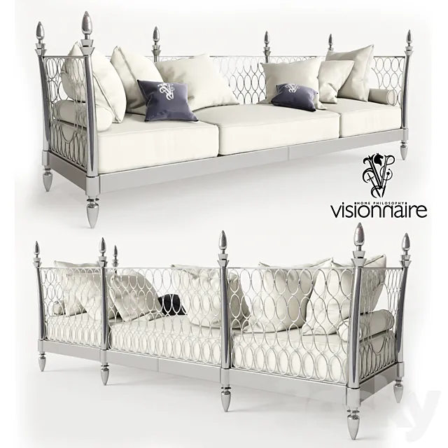 SOFA VISIONNAIRE (IPE CAVALLI) VISCONTI 3DModel