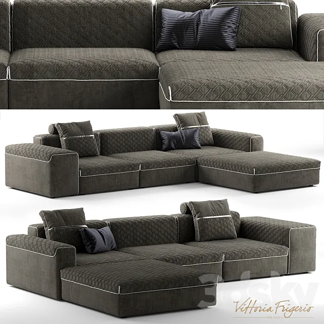 Sofa vittoriafrigerio Sforza 3DModel