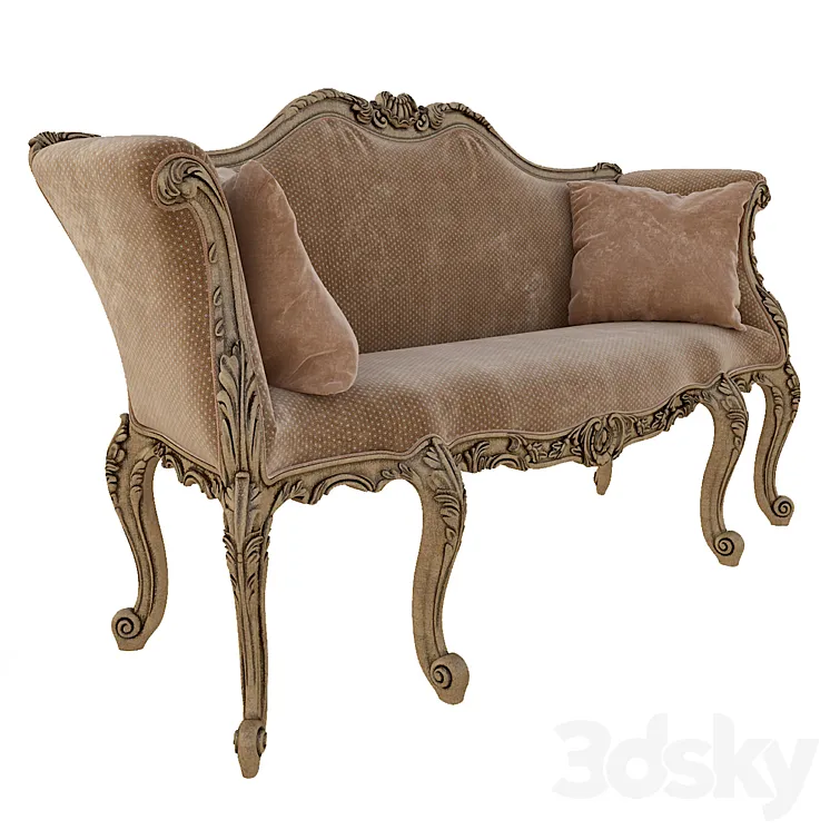 Sofa Vittorio Grifoni 3D Model Free