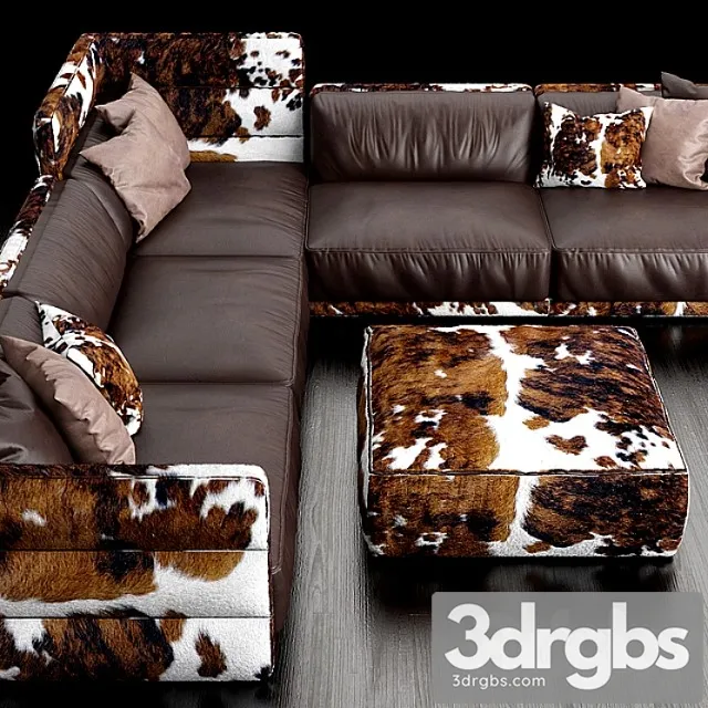Sofa wafer dandy gamma 2 3D Model Download