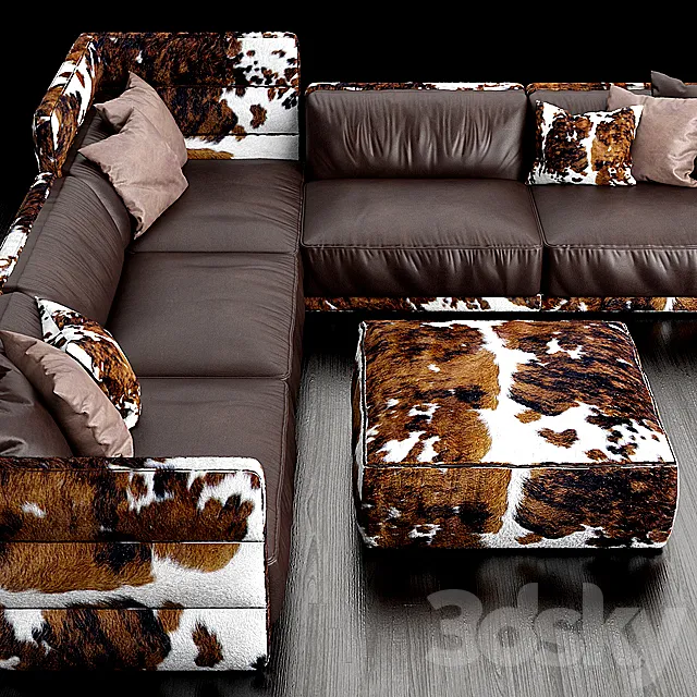 Sofa wafer dandy gamma 3D Model
