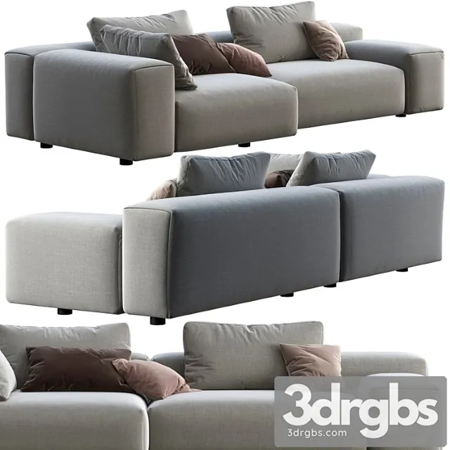 Sofa Wendelbo Raft 3D Model Free