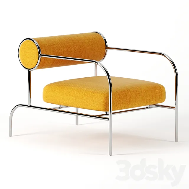 SOFA WITH ARMS by Cappellini 3DModel