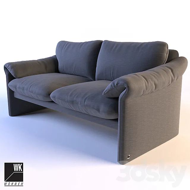 Sofa WK 662 milano 3DModel