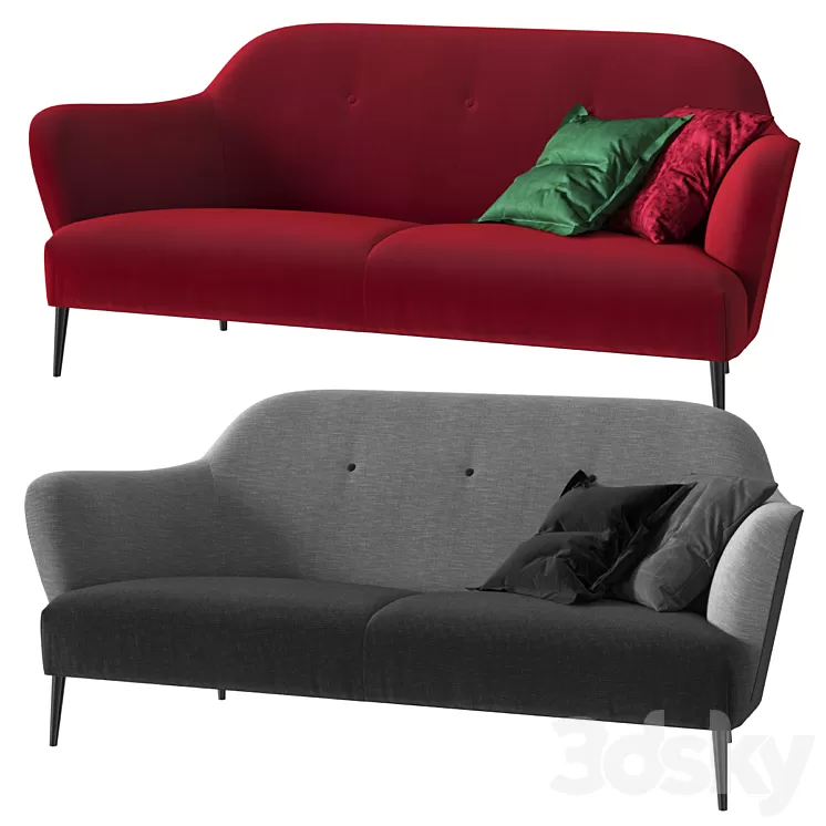 Sofa WON Retro 3D Model