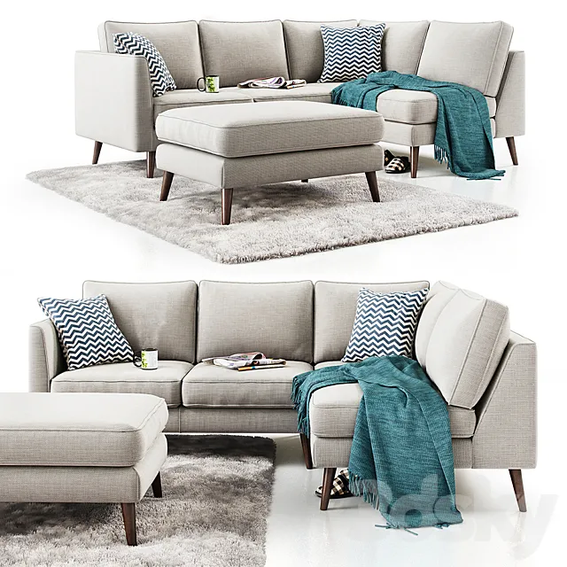 Sofa Workshop Cameron 3D Model