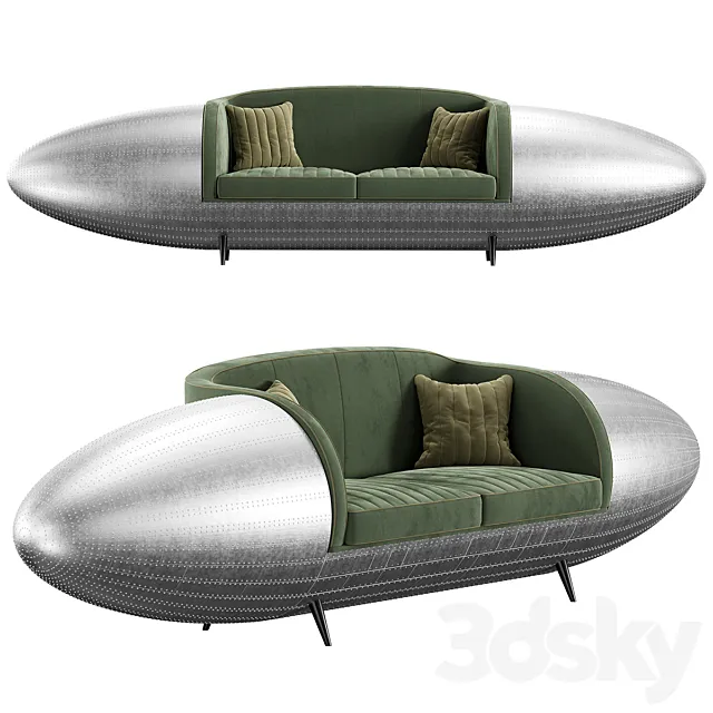 Sofa Zepp Aviator Konyshev 3DModel