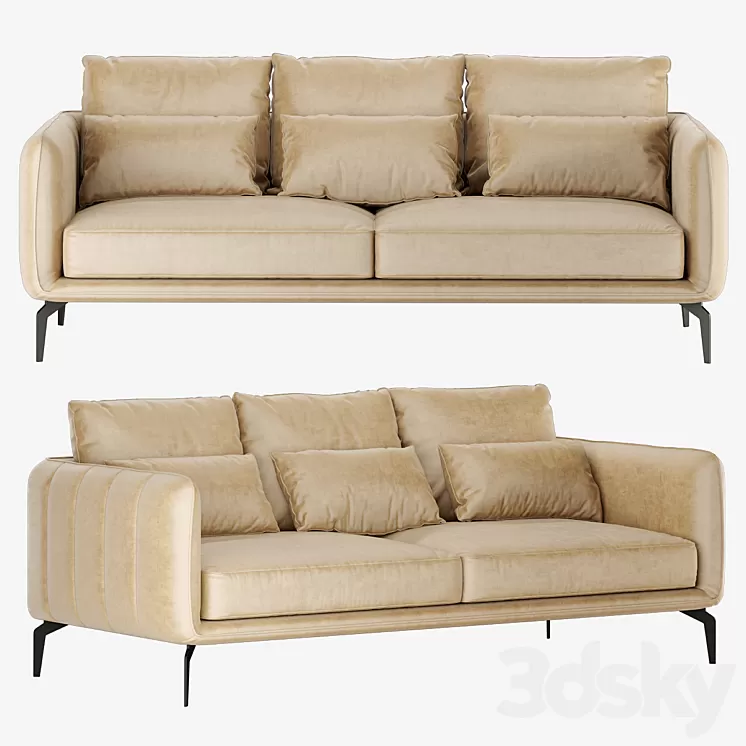 Sofa_amsterdam_3 seater 3D Model