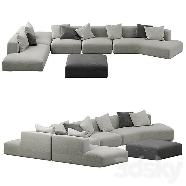 sofa_frigerio_cooper 3D Model