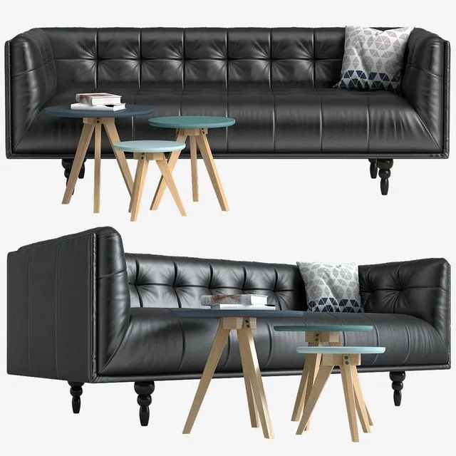 Sofa_made_connor_table_orion 3D Model