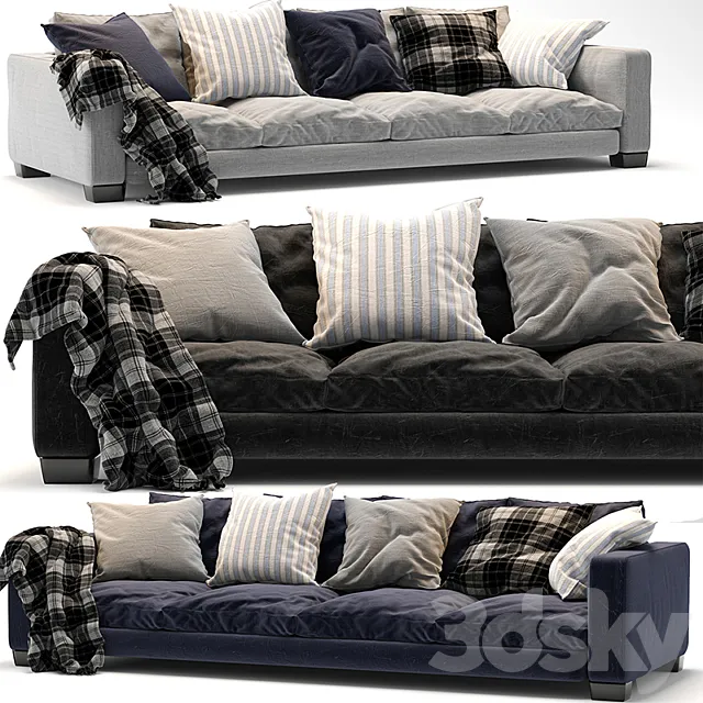 Sofa_Status_02_By_FlexForm 3D Model