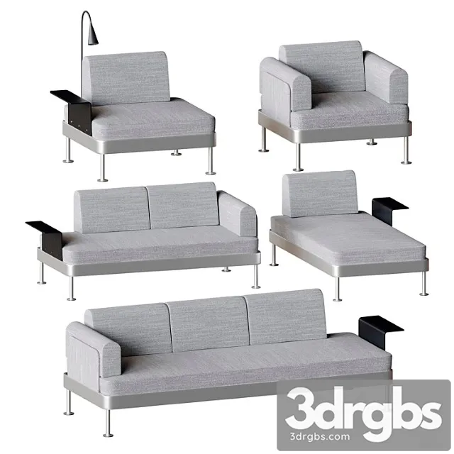 Sofas and armchairs ikea delaktig 2 3D Model Free
