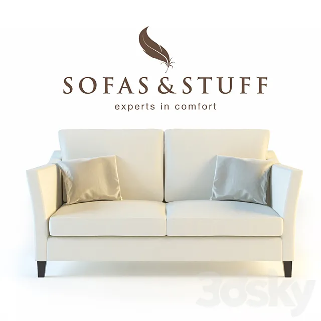 Sofas And Stuff. Ashdown Sofa 3DModel