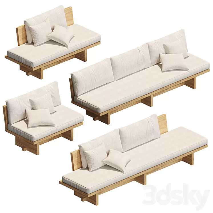 Sofas BLANK DAYSOFA 3D Model
